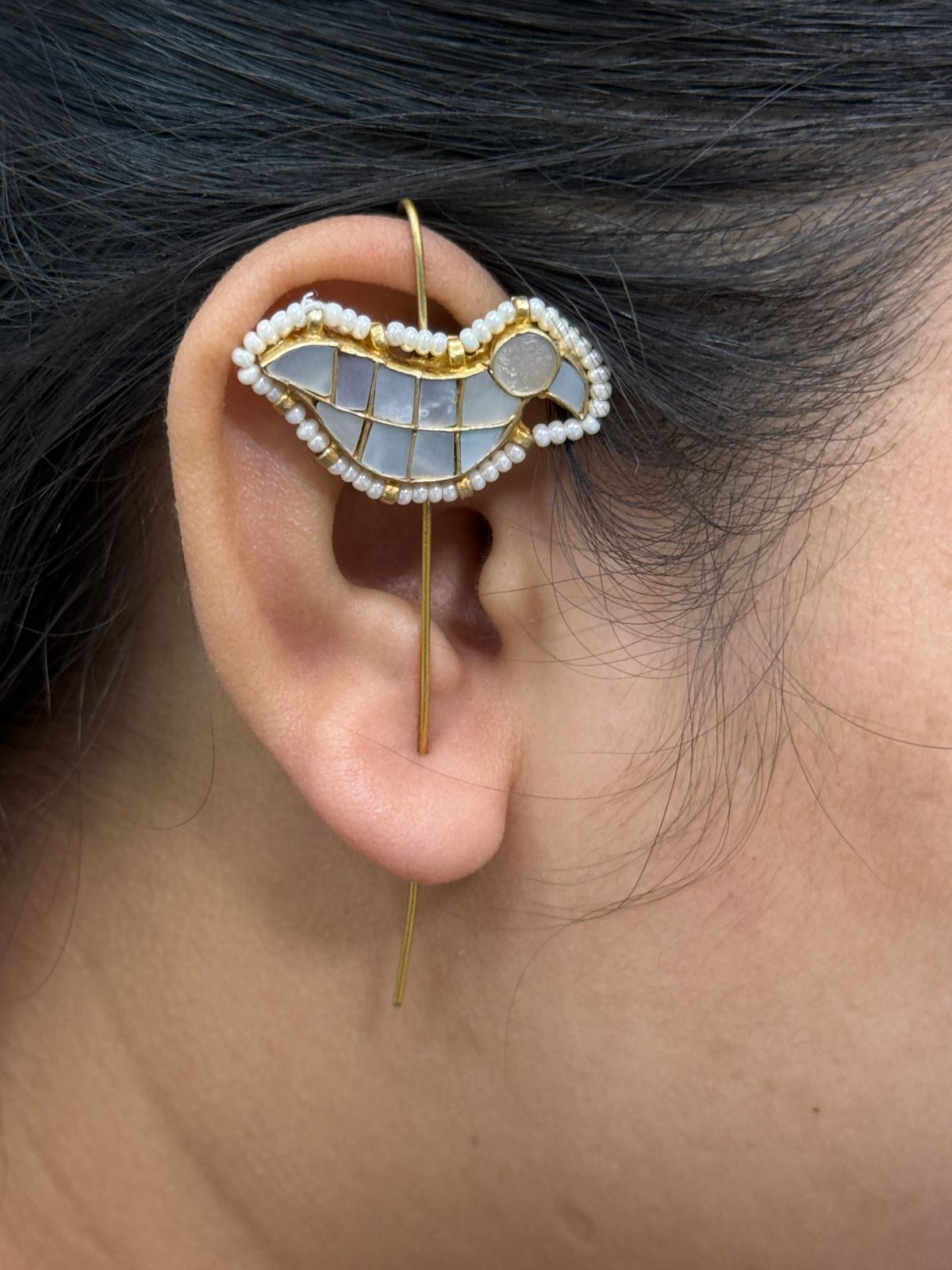 Bird MOP Earcuff