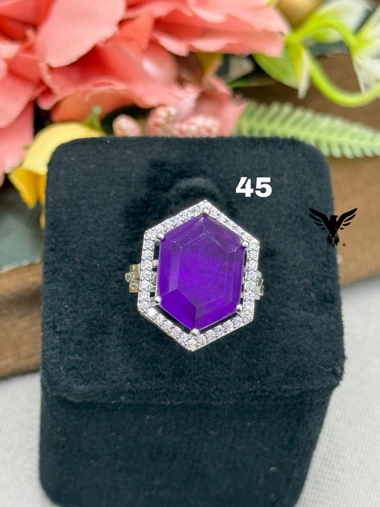 PURPLE DIAMOND RING