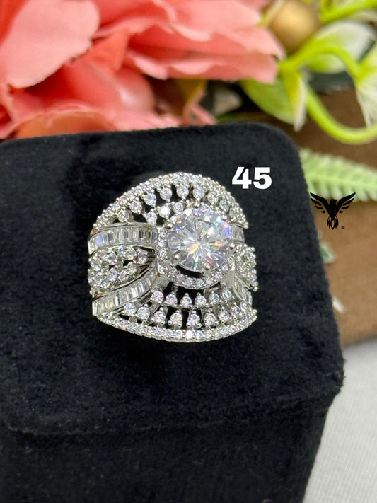 SILVER POLISH CLASSY RING