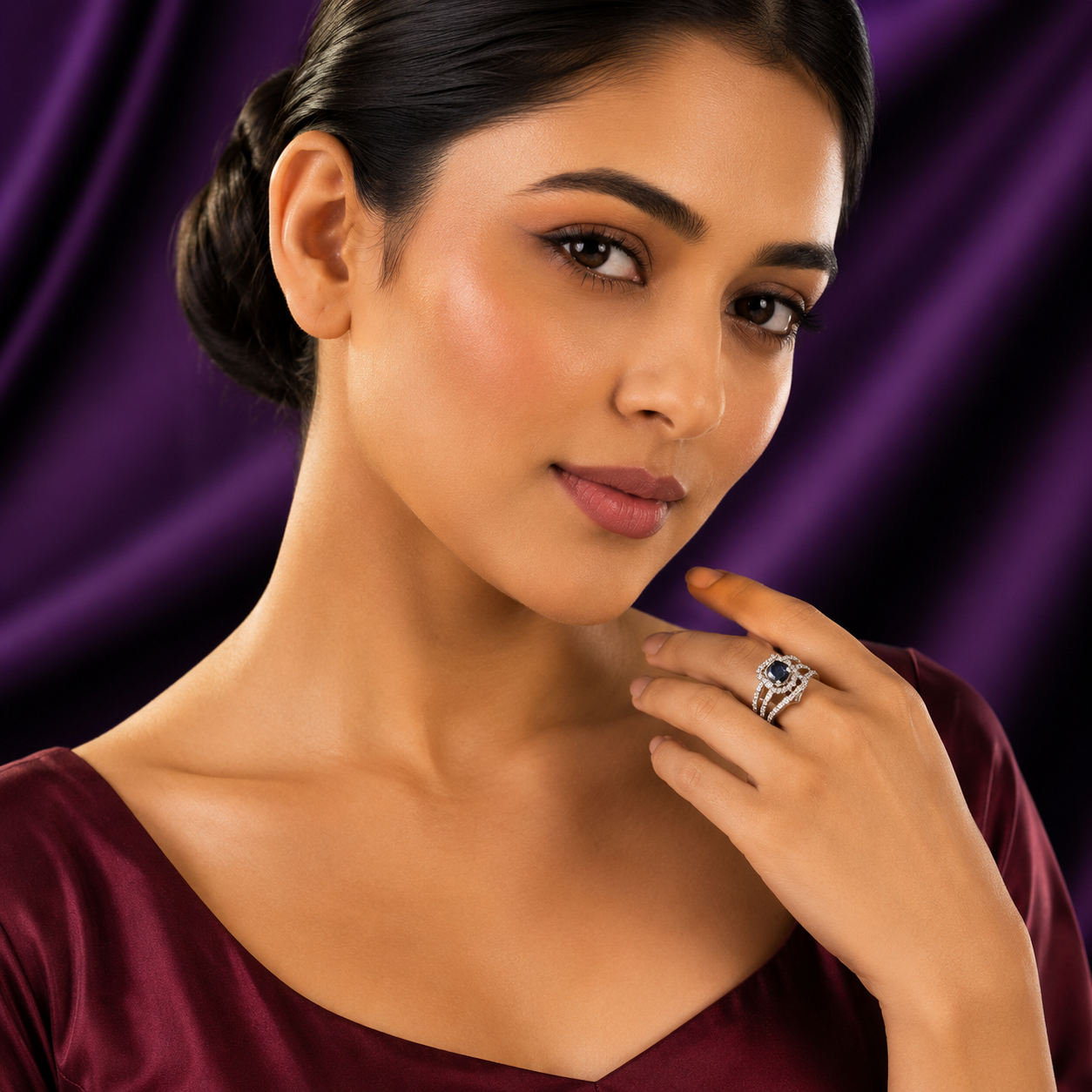 Elegant With CZ Ring for woman