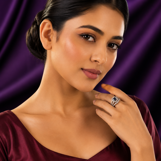 Elegant With CZ Ring for woman