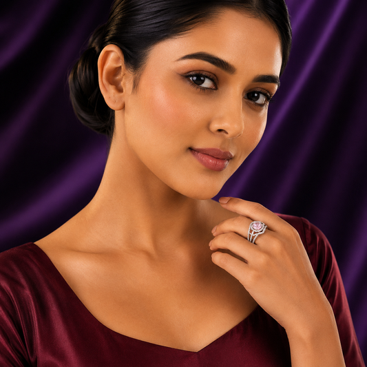 Elegant With CZ Ring for woman