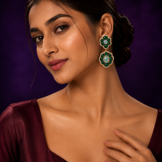 Alia Bhatt Inspired Kundan Earring