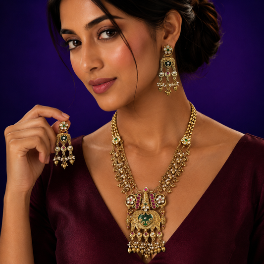 Gold Plated Heritage Pendent set