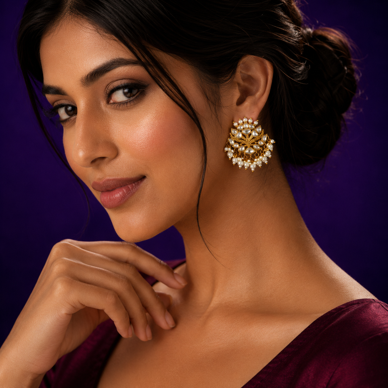 Traditional Gold Plated Studs