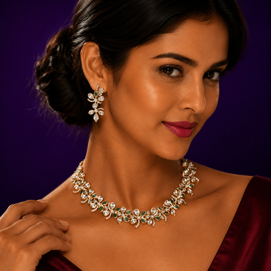 Stone Studded Kundan Necklace