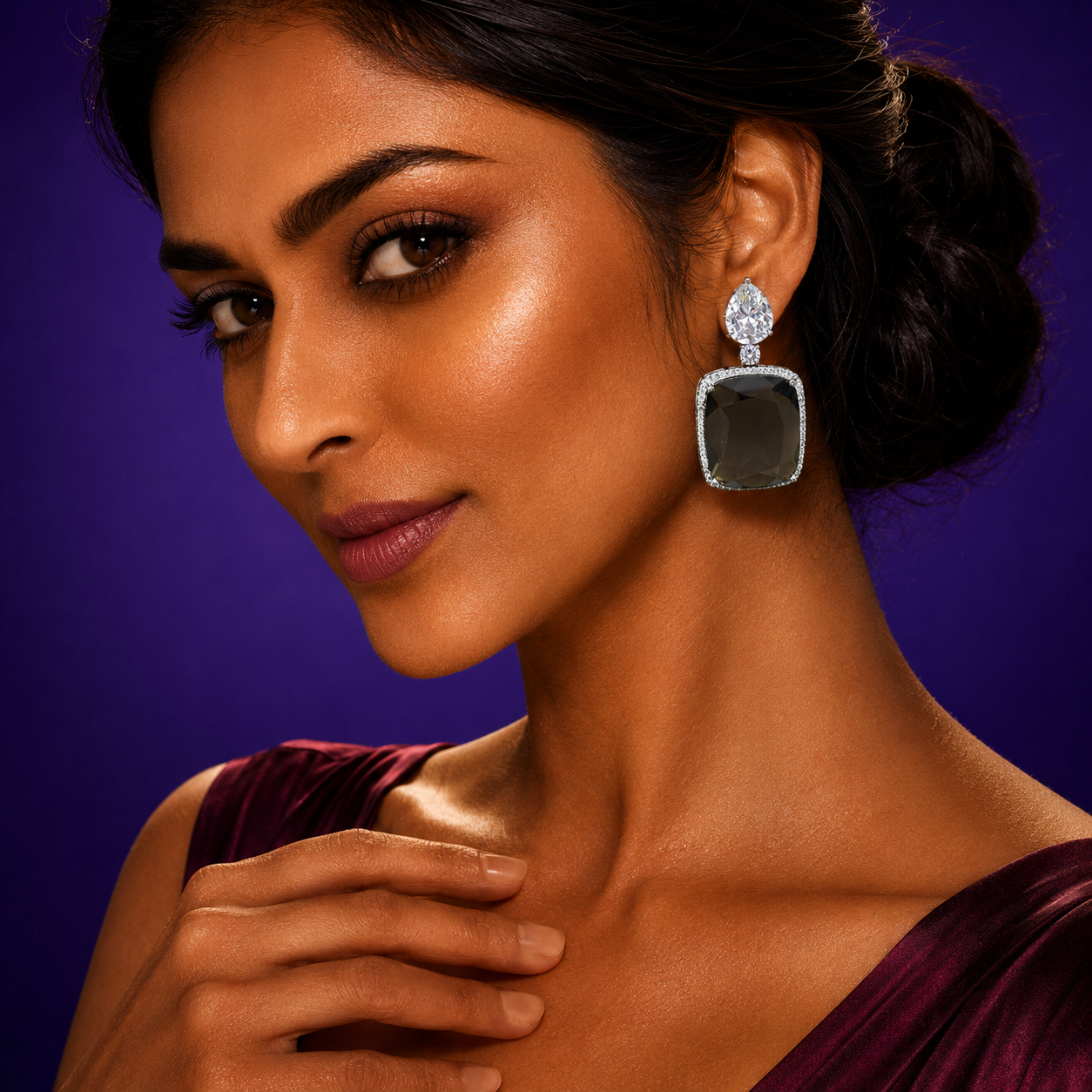 Beautiful CocaCola Doublet Earrings