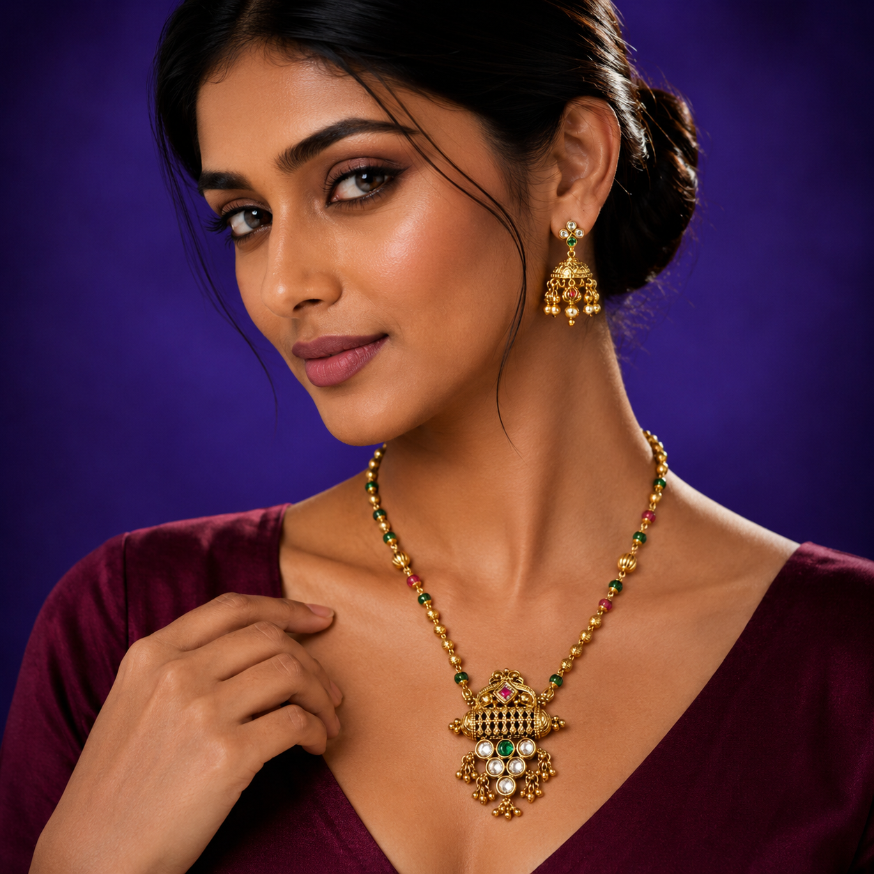 Gold Plated Heritage Pendent set