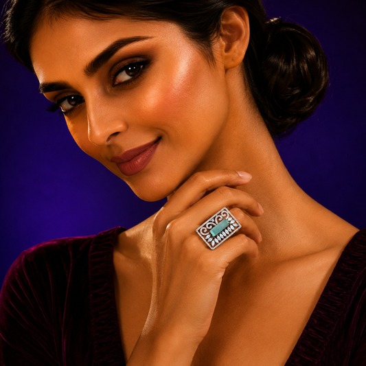 Mint Cz Ring