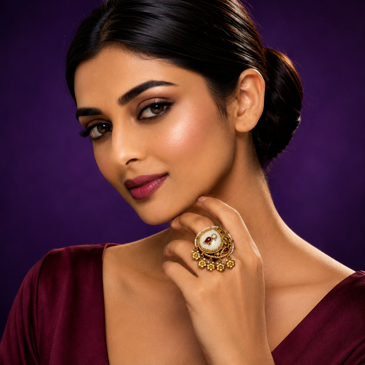 MOP Rajwadi Ring for woman