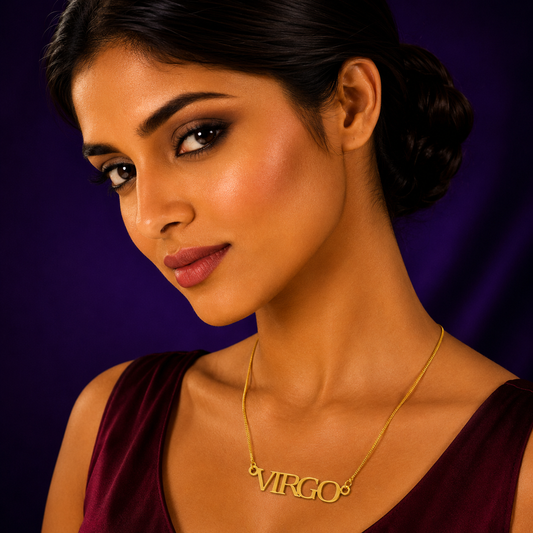 VIRGO PENDENT SET GIFT FOR WOMEN AND GIRLS