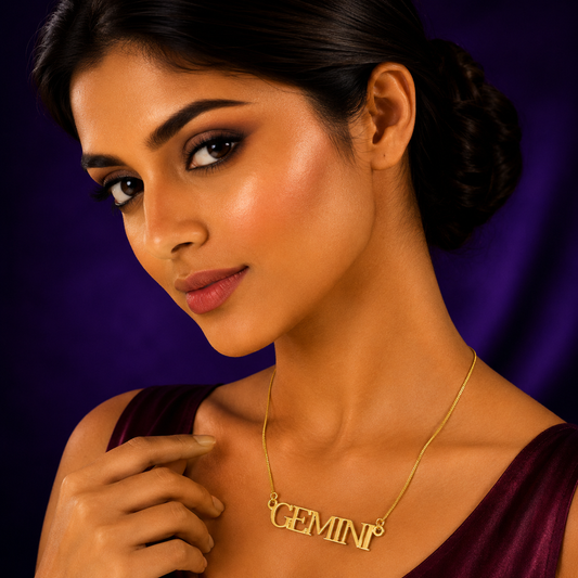 GEMINI PENDENT SET GIFT FOR WOMEN AND GIRLS