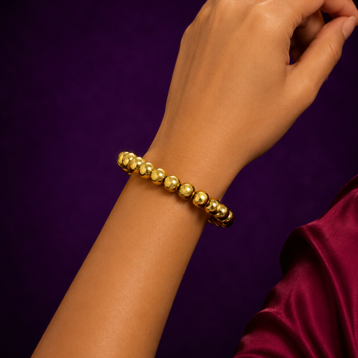 Pyrite Golden Bracelet