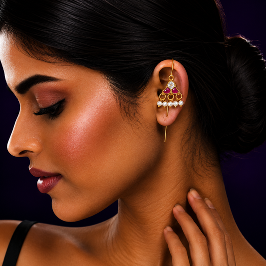 Little Motiff Ruby Earcuff