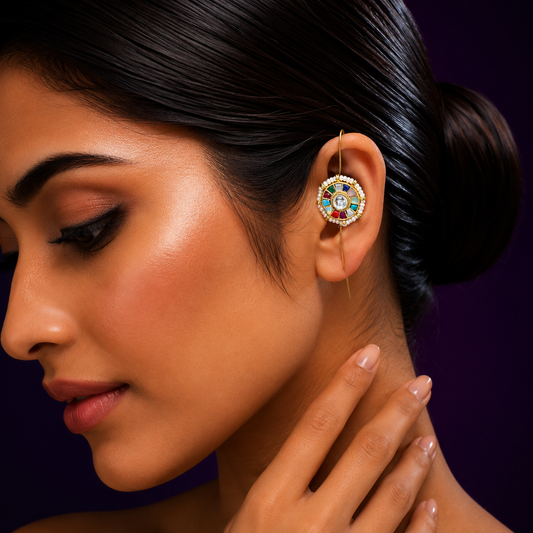Multi Color Round Earcuff