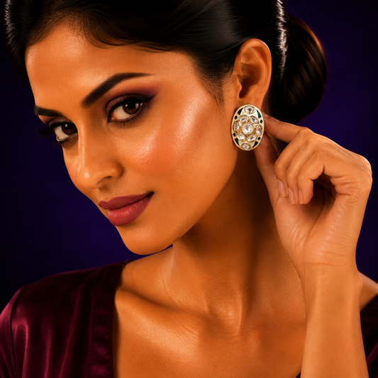 Meenakari With Kundan Stud for woman