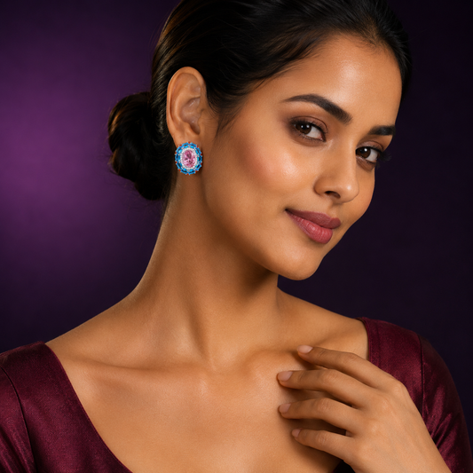 Oval Doublet Studs
