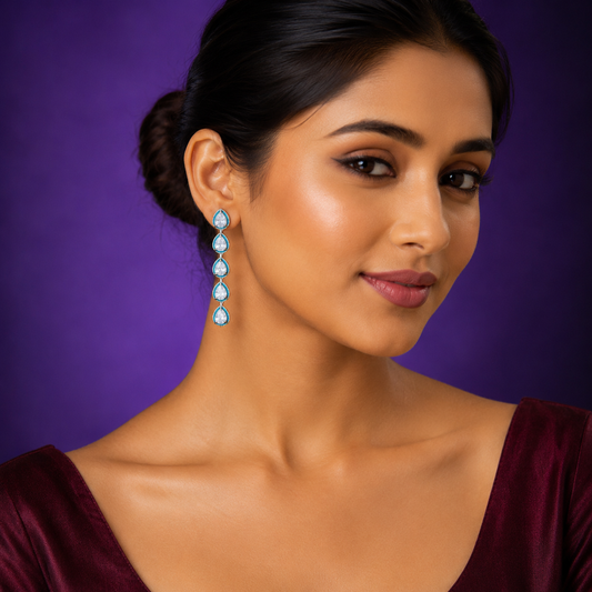 Alia Bhatt Inspired Cz Earrings
