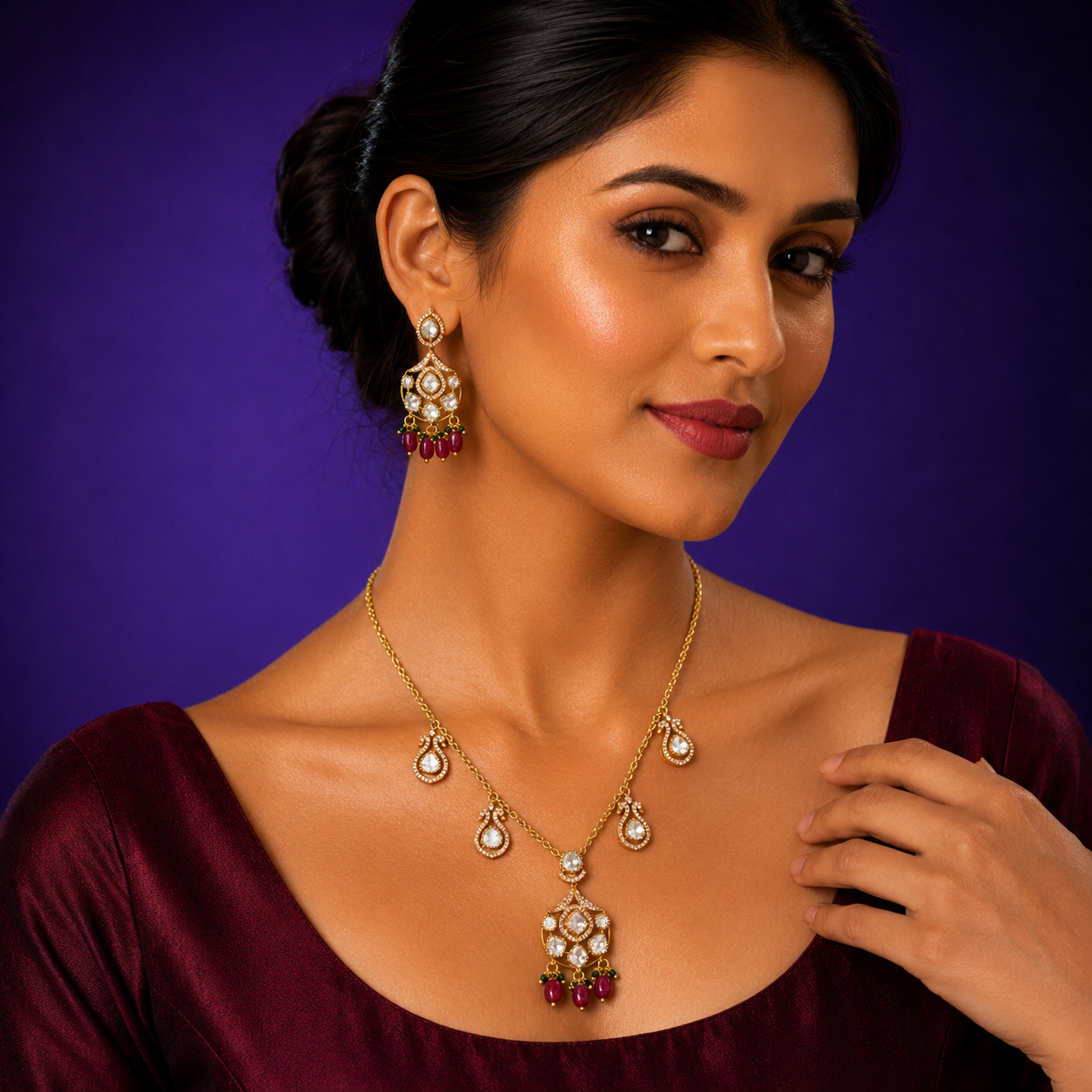 Charms Mossanite Necklace