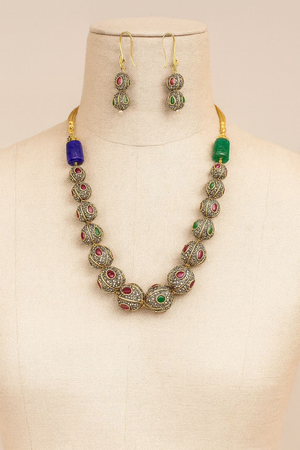 Jaipuri mala in Multicolour for women