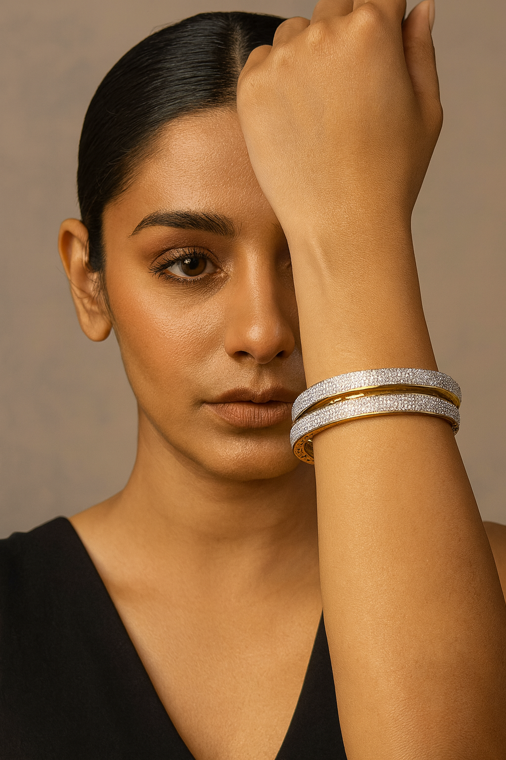 SLEEK GOLD POLISH BANGLES FOR WOMEN