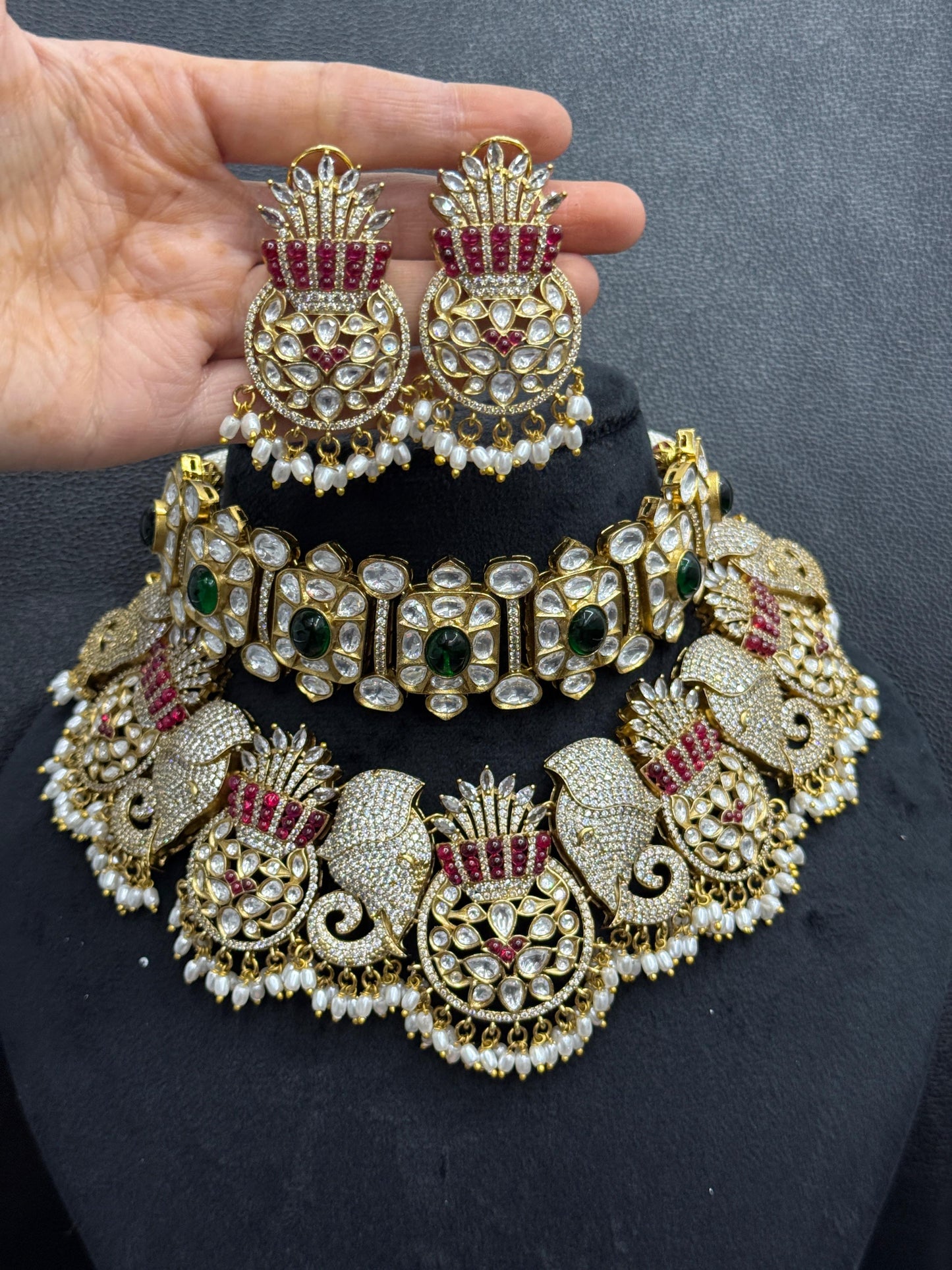 Simran bridal choker for women in kundan
