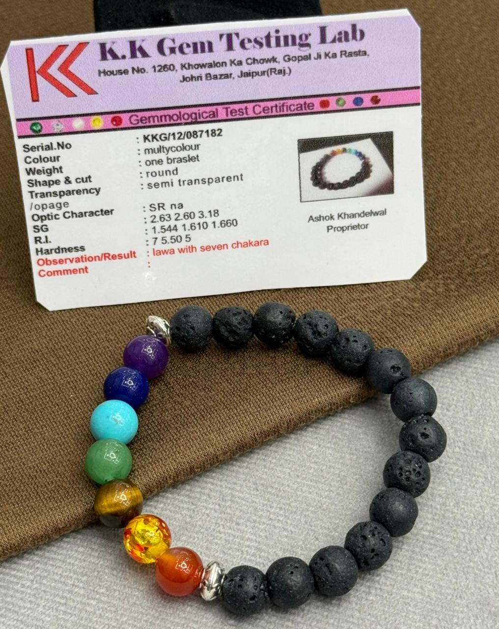 Lawa With Seven Chakara Bracelet