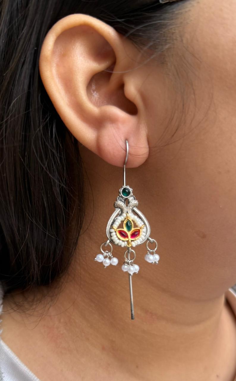 MULTI LEAF PATTERN EARCUFF