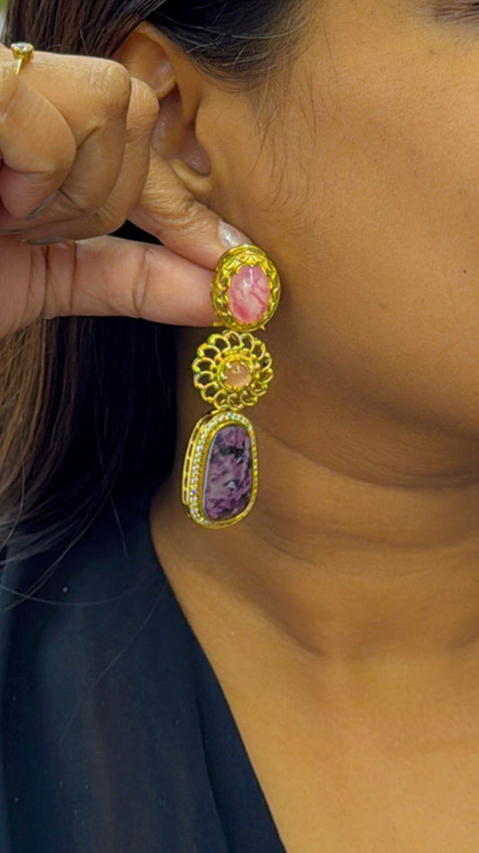 Beautiful Handmade Sabya Earrings In multi For Women