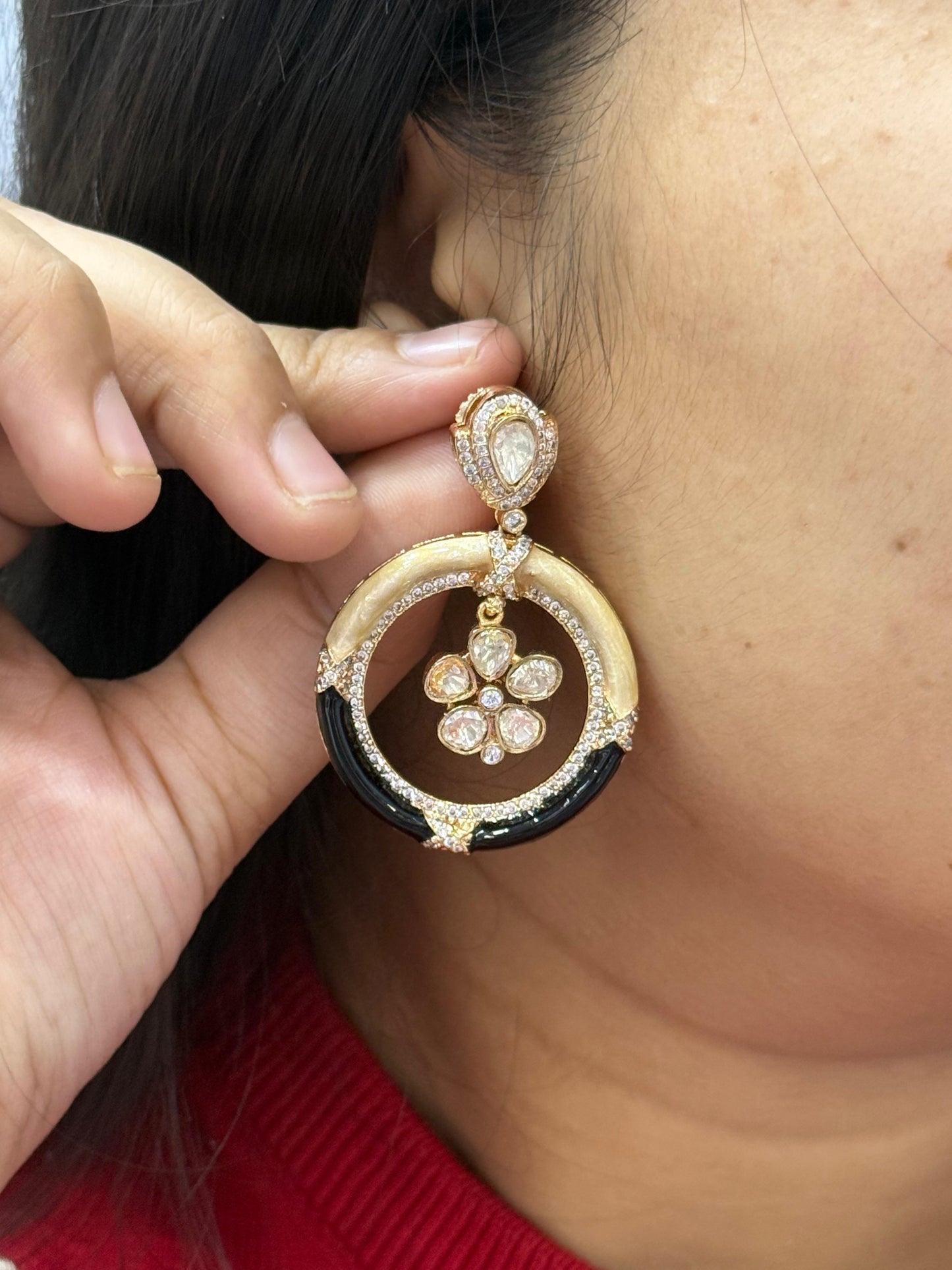 Italian Hoop in Multi Earring