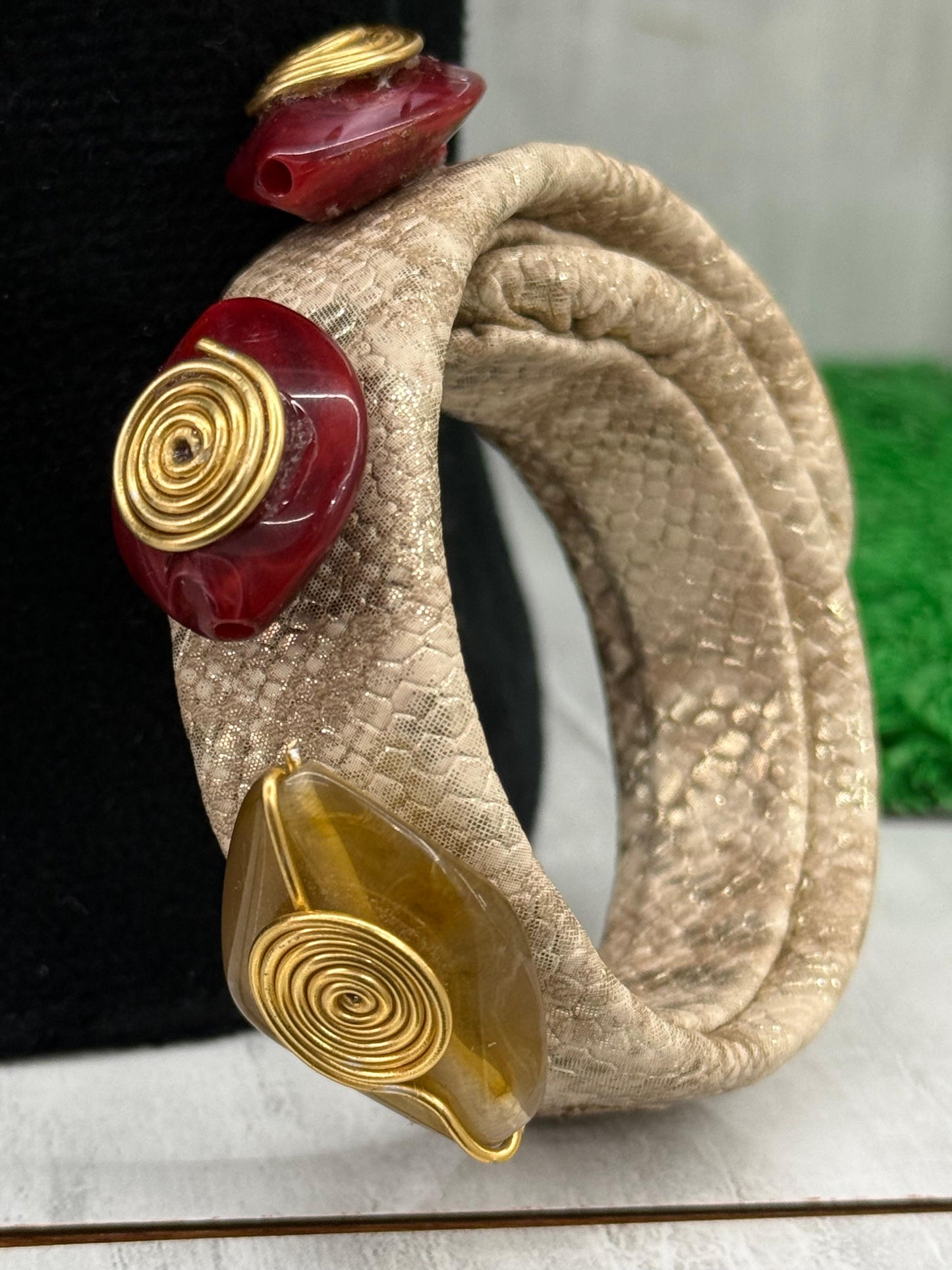 Handcuff With Duzy Stones for women