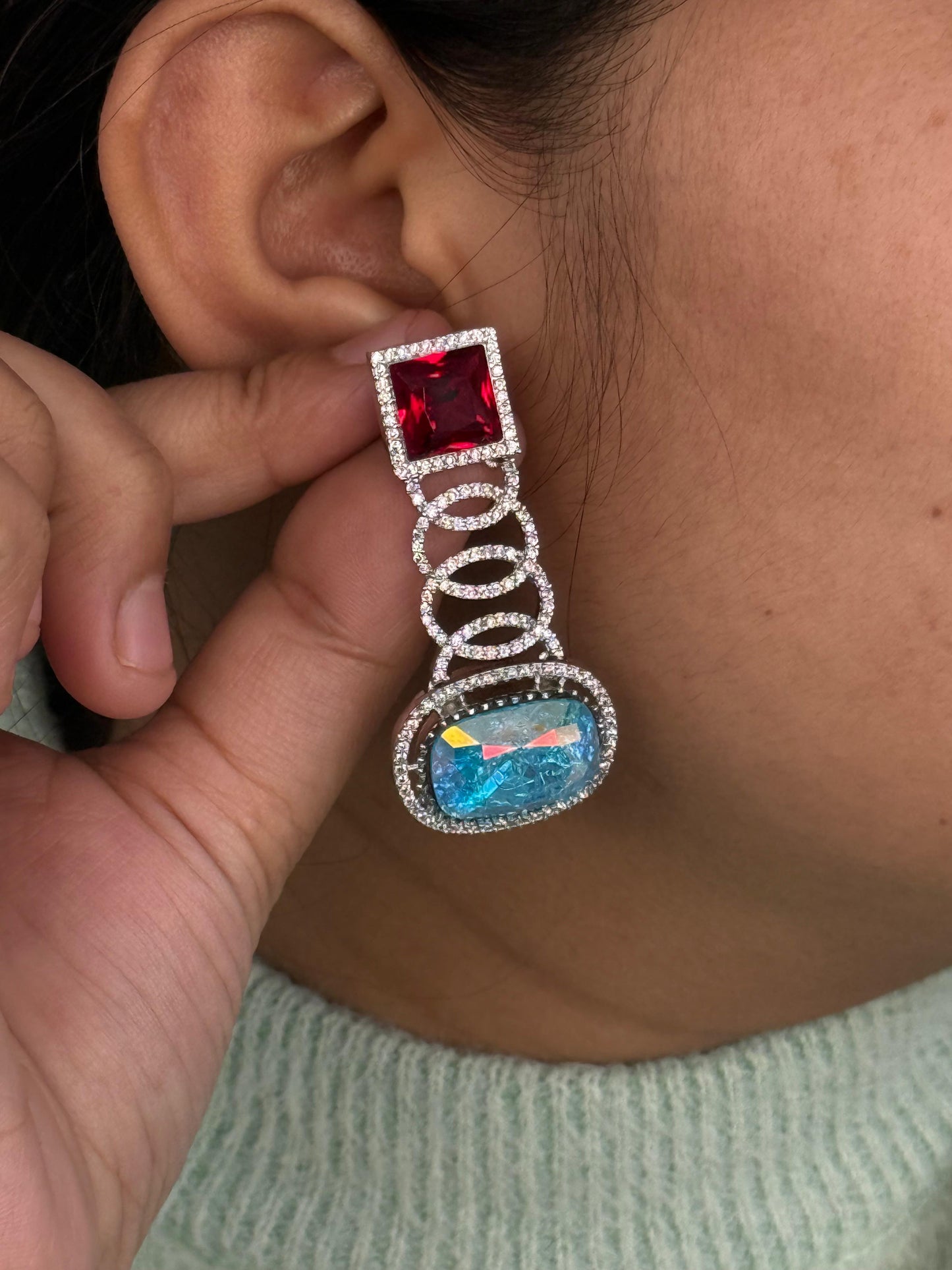 Designer Swarovski Crystal Earrings for Women