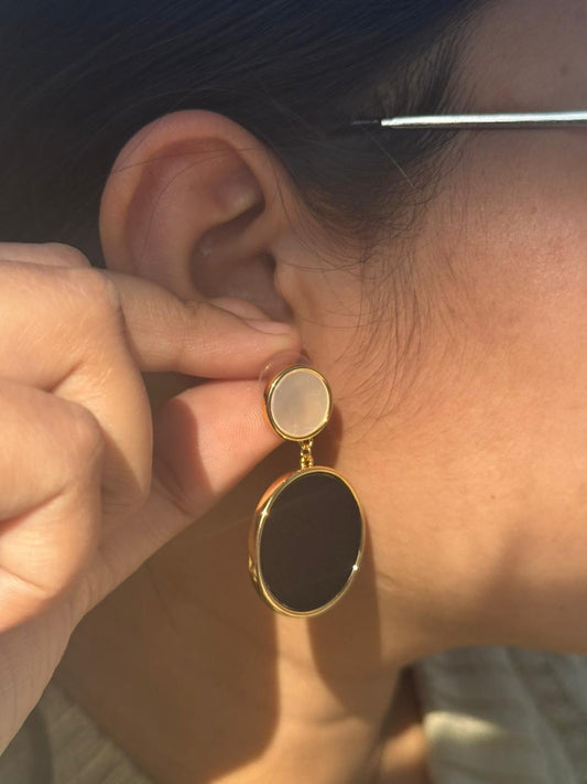 Bold Circle Dangle Earring for woman