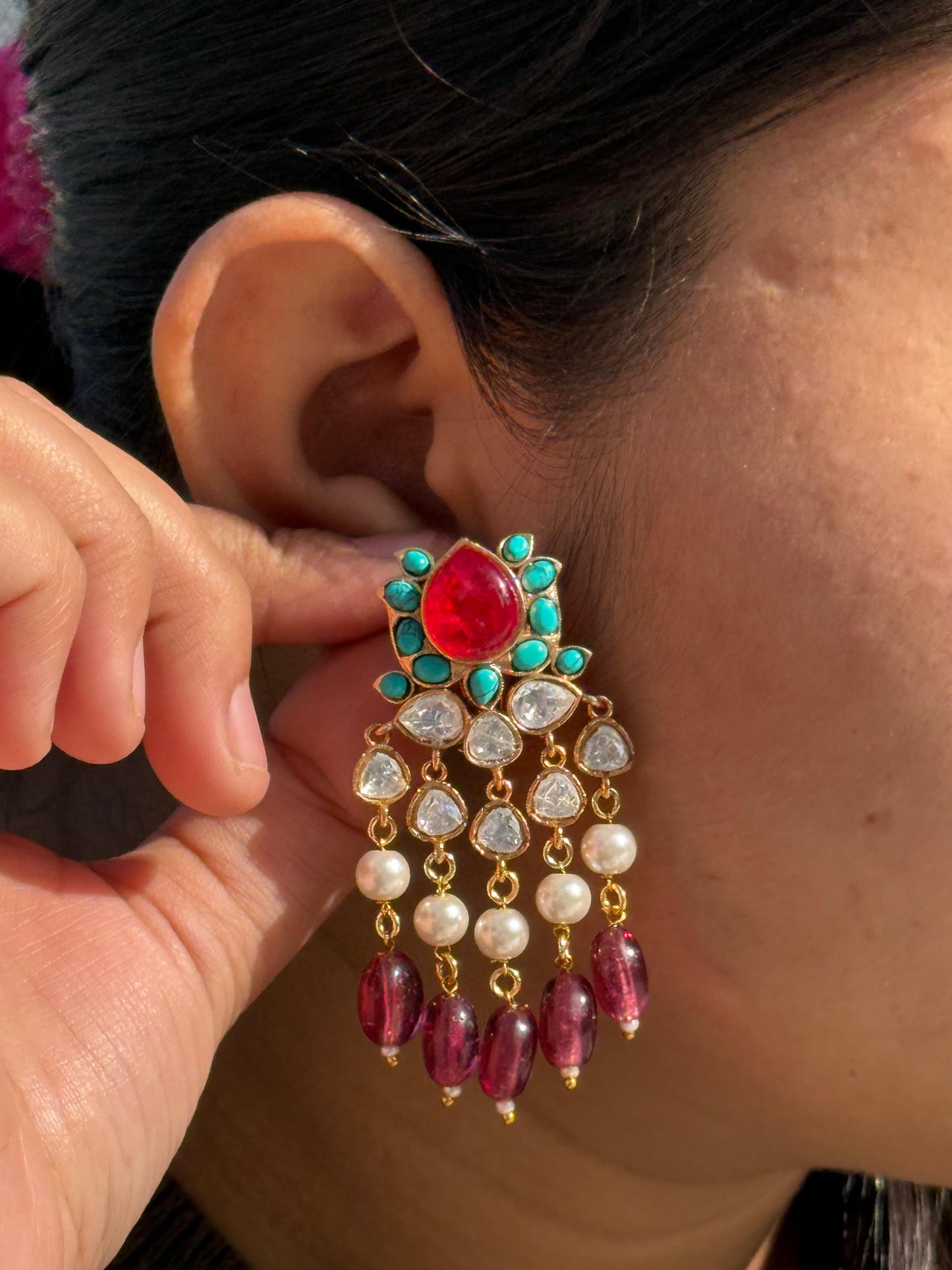 Elegant Mossanite Earring for woman