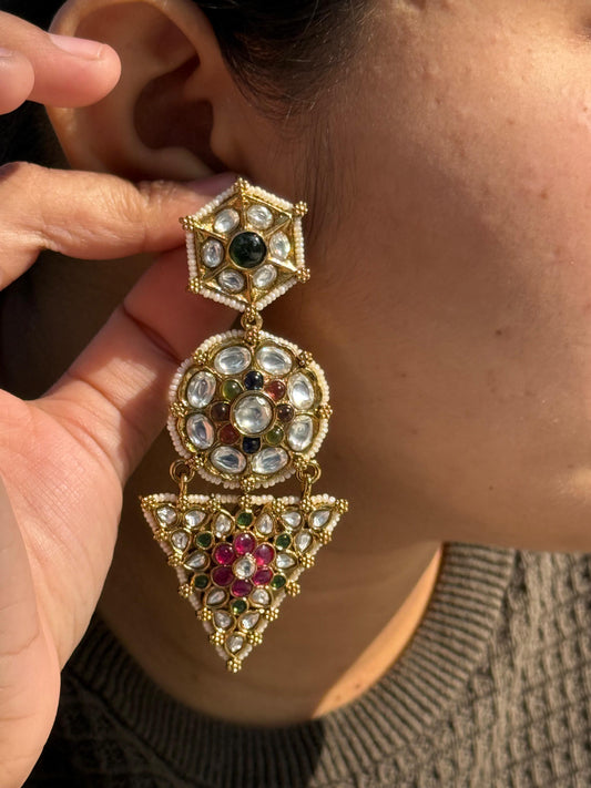 Antique Look With Dangler Earrings for woman