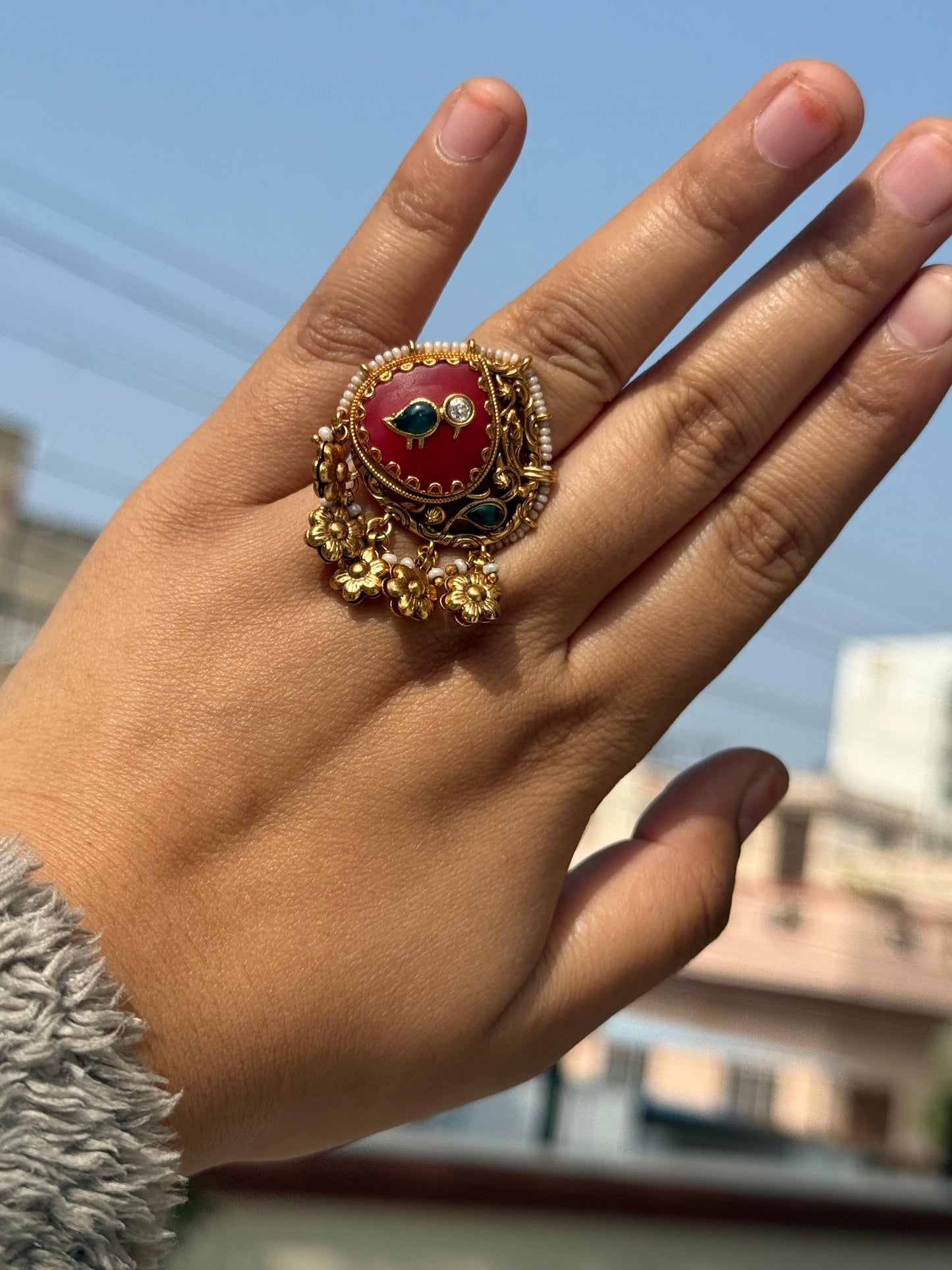 MOP Rajwadi Ring for woman