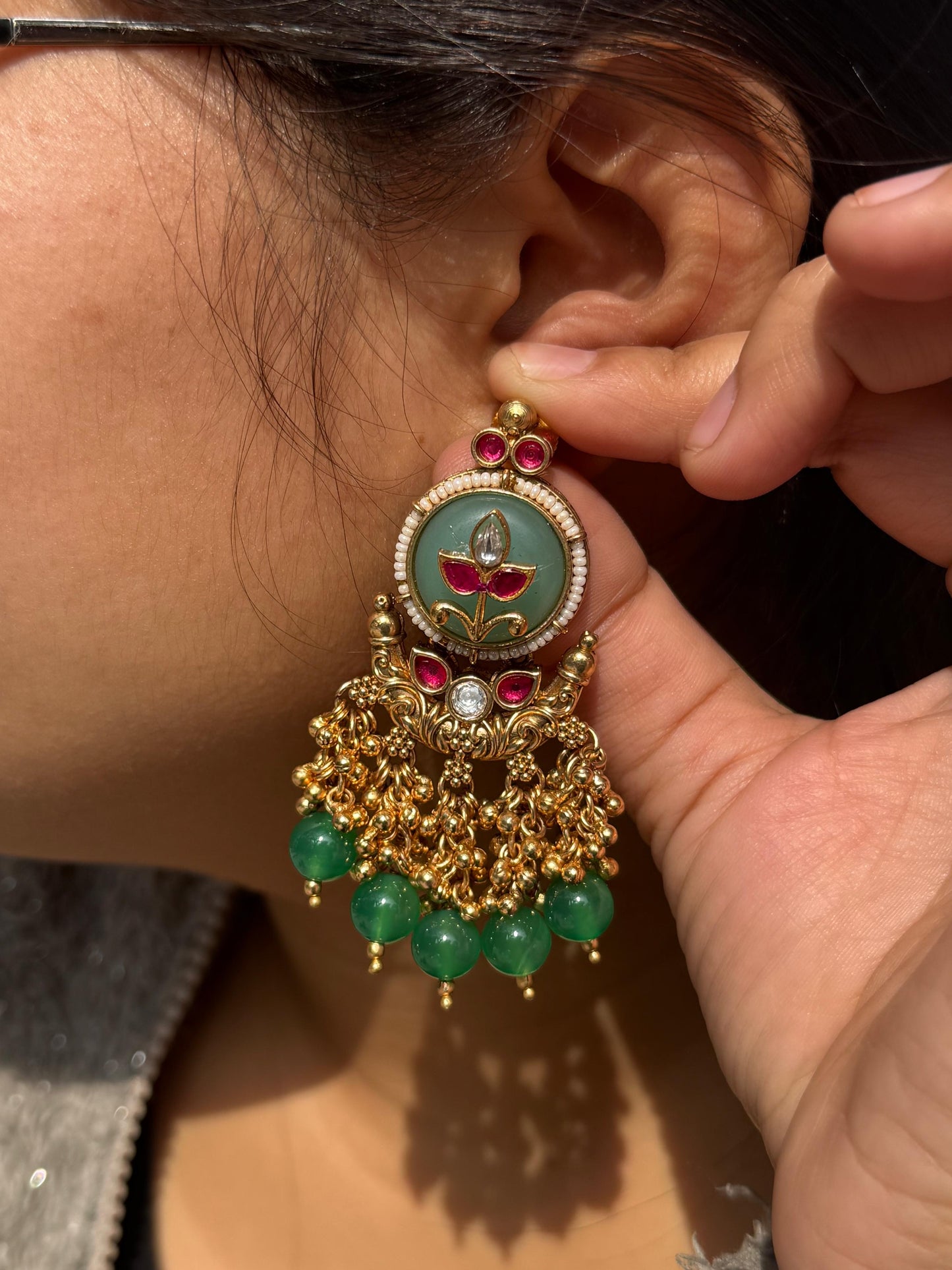 Elegant Heritage Traditional Earring for woman