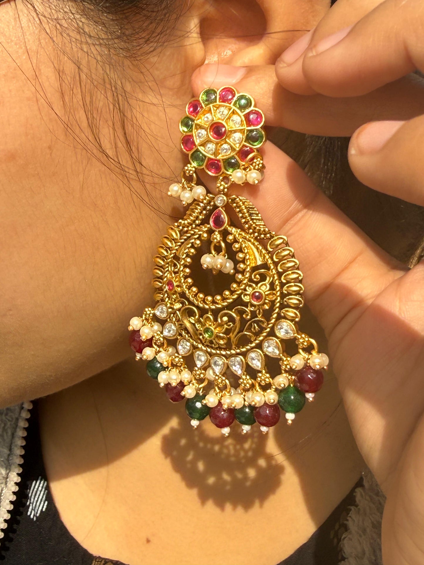 Chandbali Heritage Earring for woman