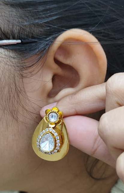 Floral With Mossanite Studs for woman