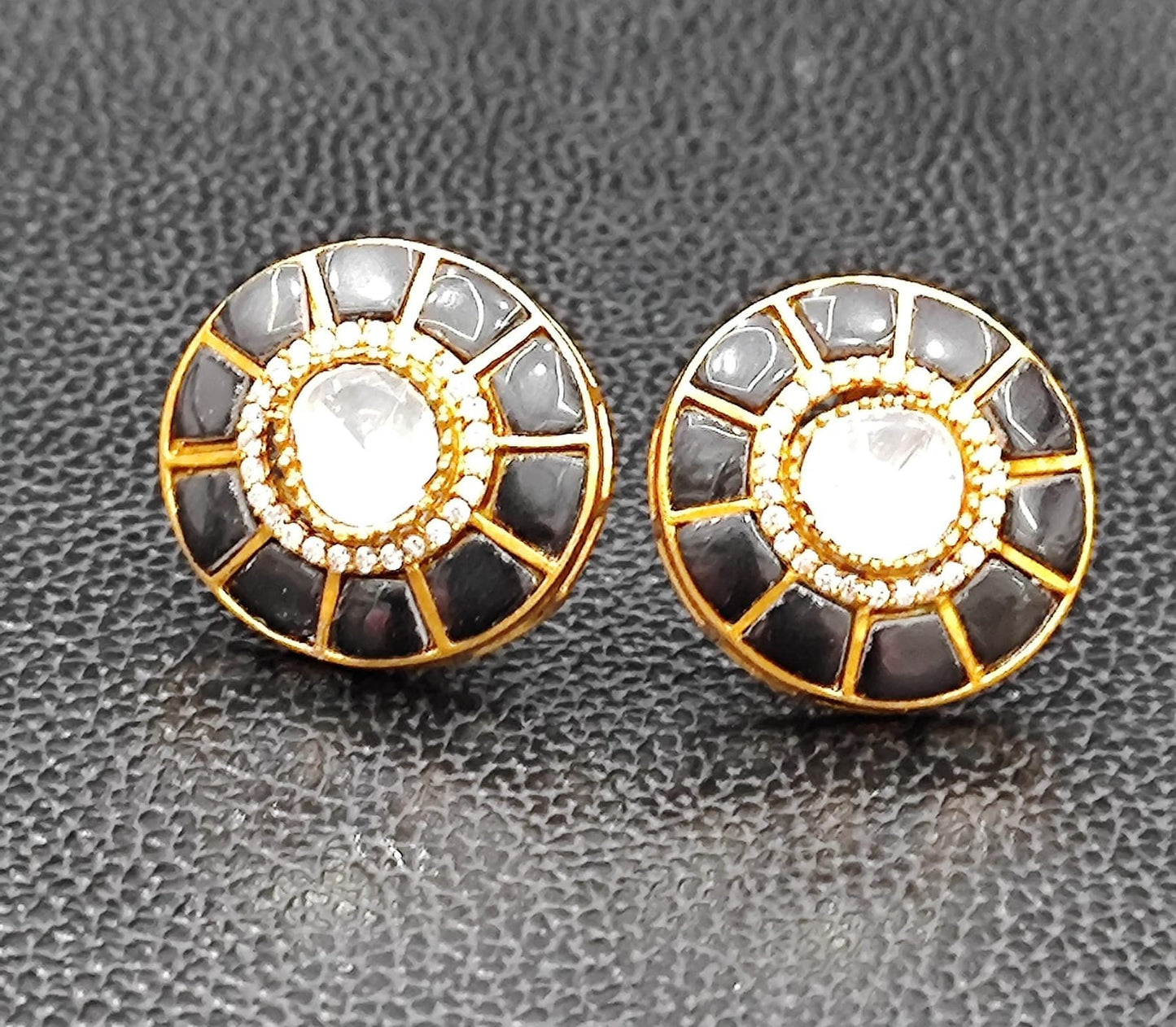 Round With Kundan Studs for woman