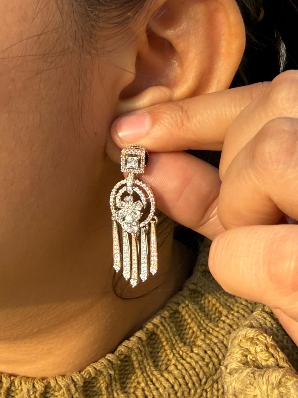 Charming CZ Earring for woman