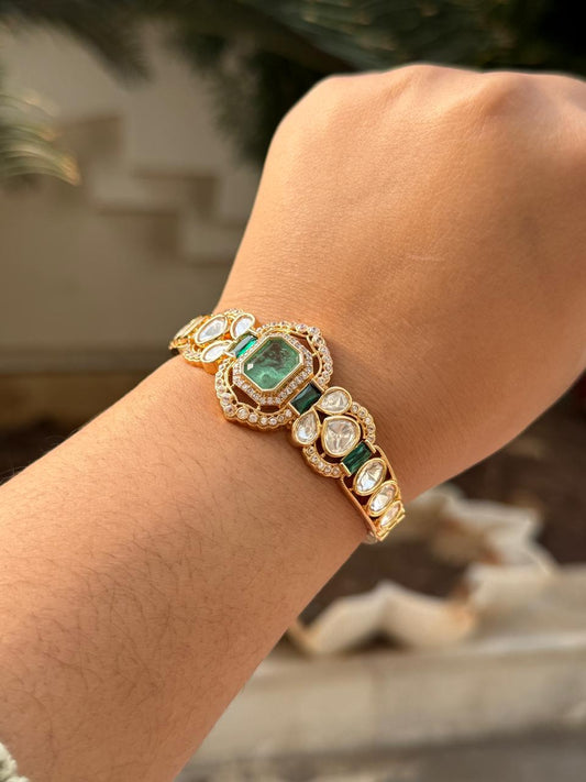 Pota Stones With Mossanites Bracelet for woman