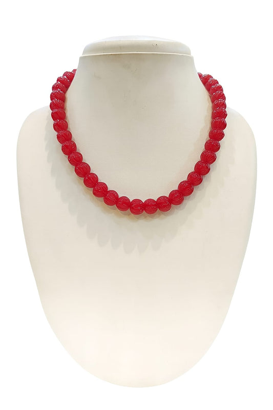 PUMPKIN CARVING BEADS MALA FOR WOMEN