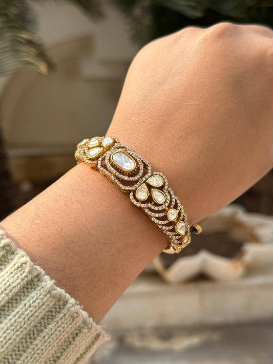 Mehandi Polish Mossanite Braclet for woman