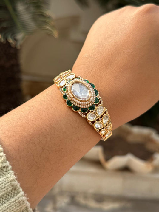 Polki With Pota Stones Bracelet for woman