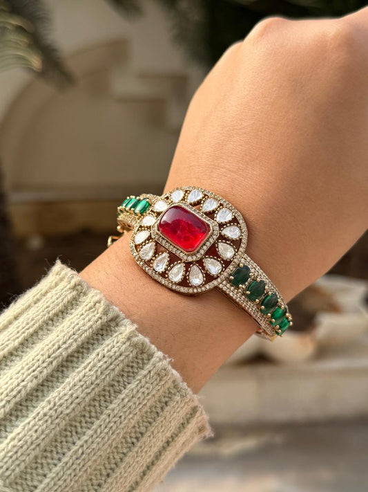 Doublet With Mossaites Bracelet for woman