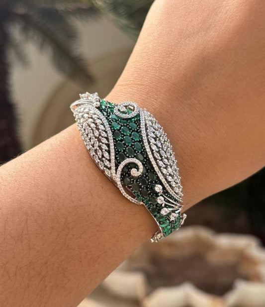 CZ With Bugget Setting Bracelet for woman