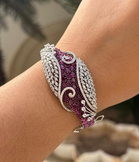 CZ With Bugget Setting Bracelet for woman