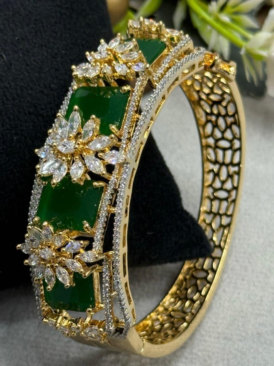 Gold Finish CZ Bracelet for woman