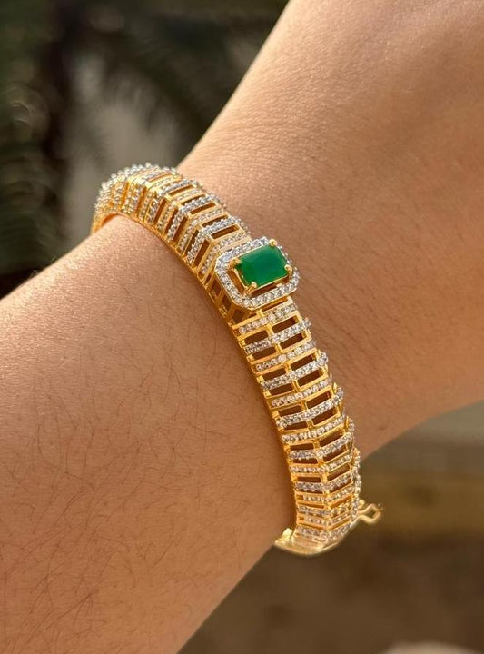 Women Brass With CZ Bracelet